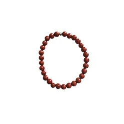 Sale CRISTAL THERAPIE&NBSP; Bracelet jaspe rouge 4mm