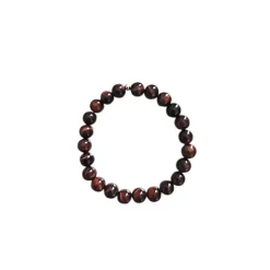 Hot CRISTAL THERAPIE&NBSP; Bracelet oeil taureau pour homme 8mm