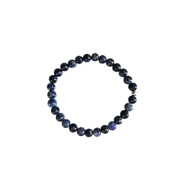 Best CRISTAL THERAPIE  Bracelet sodalite pour homme 8mm