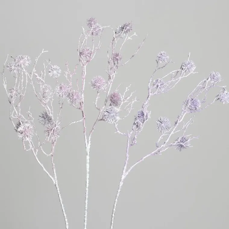 Best Branche décorative argent violet - 70 cm
