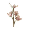 Discount Branche de 3 fleurs de magnolia en jute violet clair - 30 x 10 x 77 cm