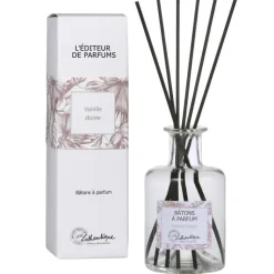 Best LOTHANTIQUE Bâtons à Parfum Vanille Dorée – 200 ml