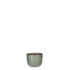 Outlet EDELMAN Cache pot rond en céramique vert Mica Décorations Daan - Ø 7,5 cm