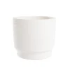 Discount Cache-pot coloris blanc Madeira - 17 x 15 cm