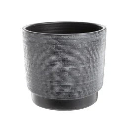 Online Cache-pot coloris noir Madeira - Ø 22 x H 20 cm