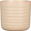 Best DEROMA Cache-pot en céramique beige Scheurich 850 Dry reed - Ø 20 cm