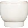 Hot DEROMA Cache-pot en céramique blanc Scheurich 930 Opale - Ø 15 cm