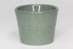 New PERM Cache-pot en céramique coloris vert glacé Fresh – Ø 26 x H 20,5 cm