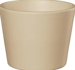 Hot PERM Cache-pot en céramique crème Fresh - Ø 14,5 x H 12 cm