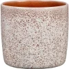 Hot DEROMA Cache-pot en céramique gris rosé Scheurich 900 Roccia - Ø 21 cm