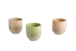 New PRINT24 Cache-pot en céramique Terra - Ø 6 x H 7 cm