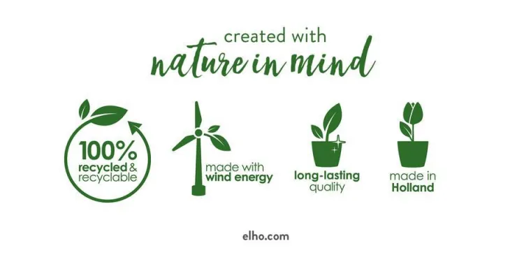 Sale ELHO Cache-pot en polypropylène Brussels rond mini anthracite - Ø 10,5 cm