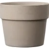 DEROMA Cache-pot Perfetto Grafite Ø 11 x H 9,2 cm Terre cuite