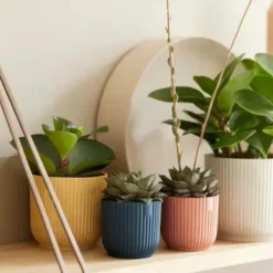 New ELHO Cache-pot rose poudré Vibes Fold Mini - Ø 9 cm