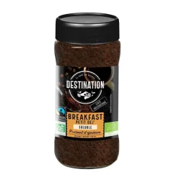 New DESTINATION Café bio instantane lyophilisé petit-déjeuner - 100 g