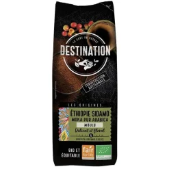 Discount DESTINATION Café Ethiopie Moka Sidamas bio moulu 250g