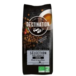 DESTINATION Café Sélection 100% Arabicas en grains Bio - 1 Kg
