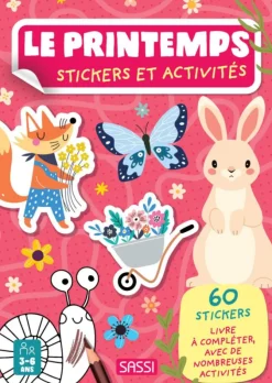 Online SASSI EDITORE Cahier d'activités "Le printemps" avec stickers et activités
