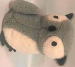 Discount CADES DESIGN Cale-porte forme hibou gris et blanc en polyester