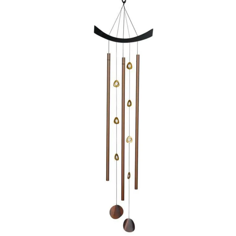 Outlet VITIS IN SITU Carillon énergie chi coloris marron – H 65 cm