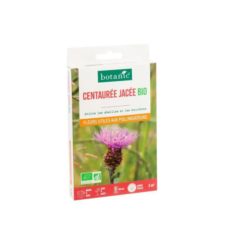 Online BOTANIC® Centaurée bio - graines à semer (3 m²)