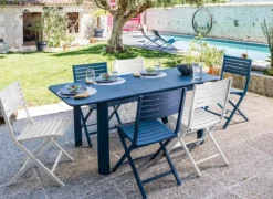 PROLOISIRS Chaise pliante Lucca en aluminium