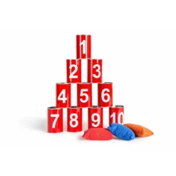 Discount BS TOYS Chamboule-tout rouge