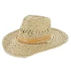 Clearance BLACKFOX Chapeau de paille australien beige pour homme taille 56