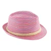Sale INSTANT NATURE Chapeau de paille rose Lou