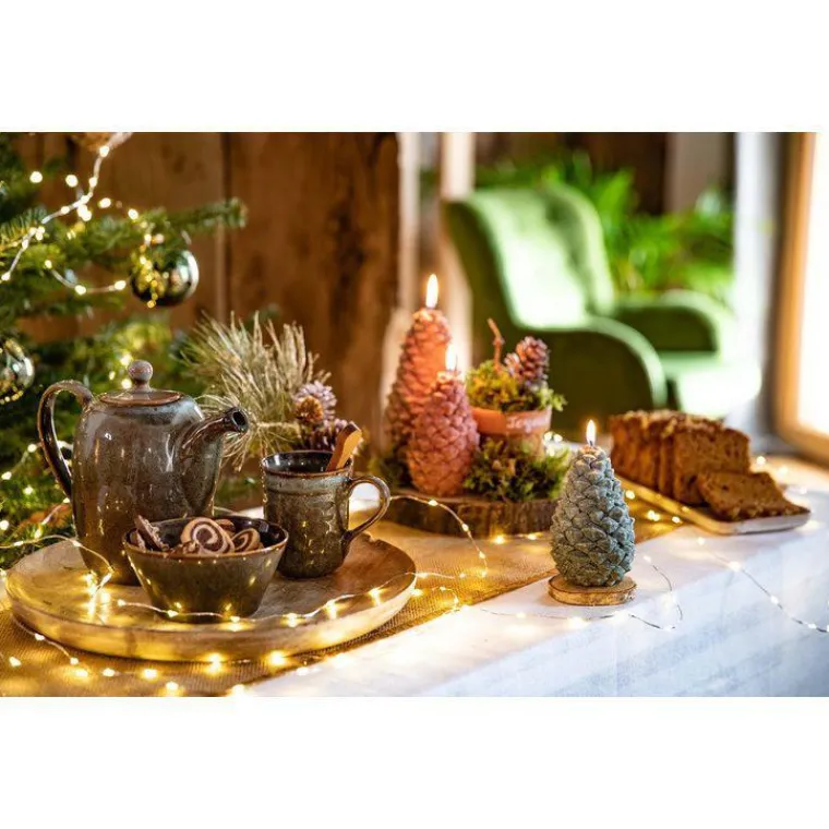 Outlet Chemin de table en jute avec fil d’or 29cm x3 m