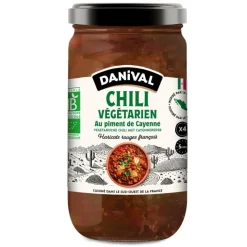 DANIVAL Chili végétarien bio - 630 g