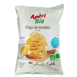 APERI BIO Chips de lentilles bio Apéri Bio - 75 g