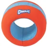PETMATE Chuckit! Jouet Chien Amphibious Mega Ball Roller Coloris Orange Et Bleu - Ø 11 cm