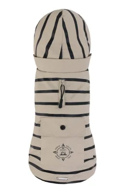 New WOUAPY Ciré pour chien coloris beige rayé Basic - Taille L