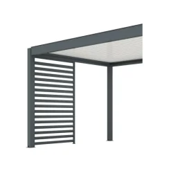 Hot Claustra pergola autoportée coloris gris - 132 cm