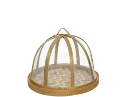 Sale KAEMINGK Cloche pour aliments en bambou naturel taille S - Ø 20 x H 15 cm