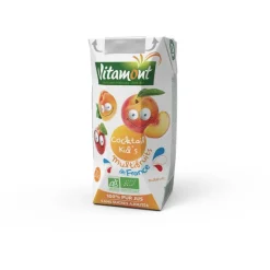 Best VITAMONT Cocktail Kid's multifruits de France bio - brique de 20 cl