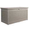 Online BIOHORT Coffre de jardin 160 en acier galvanisé coloris gris quartz métallique - 160 x 79 x 83 cm