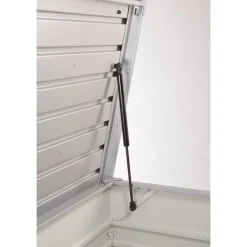 Online BIOHORT Coffre de jardin 160 en acier galvanisé coloris gris quartz métallique - 160 x 79 x 83 cm