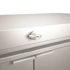 Discount BIOHORT Coffre highboard couleur argent 200x84x127 cm