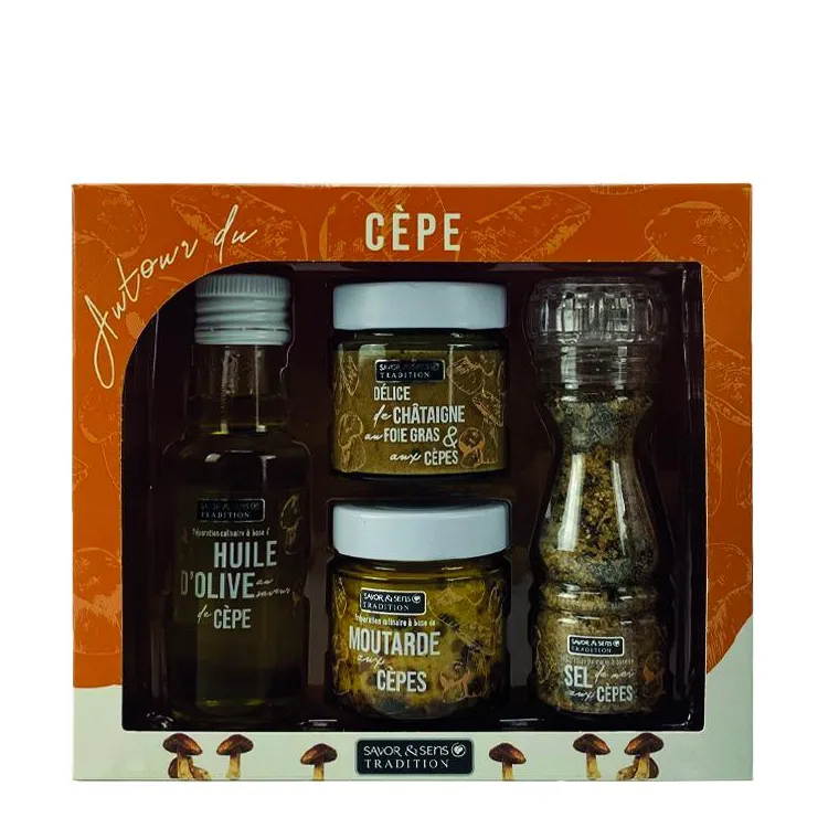 SAVOR ET SENS Coffret autour du cèpe - 400 g
