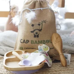 Outlet CAP BAMBOU Coffret baby box coloris bois en bambou