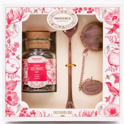 Clearance PROVENCE D'ANTAN Coffret tisane aux fruits bio avec boule à infusion et cuillère Provence d’antan - 45 g