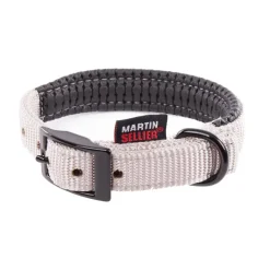 Best MARTIN SELLIER Collier droit Confort pour chien coloris gris - 2,5x55 cm