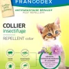 Best FRANCODEX Collier insectifuge pour chaton coloris blanc - Ø 35 cm