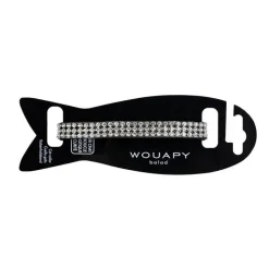 WOUAPY Collier pour chat en simili cuir coloris noir Diam's - Taille unique