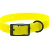 CANIHUNT Collier pour chien en polyuréthane coloris jaune boucle double Xtreme - 1,9 x 0,25 x 45 cm