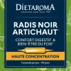 DIETAROMA Complément alimentaire radis noir, artichaut CIP bio confort digestif et bien-être du foie - 20 ampoules x 10 ml