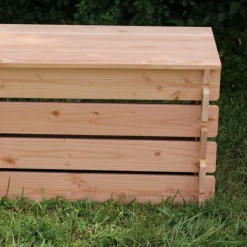 Outlet MON PETIT POTAGER Composteur basic en bois 120 x 90 cm - 165 L