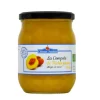 Outlet CÔTEAUX NANTAIS Compote de pêches jaunes allégée bio Coteaux Nantais - 540 g